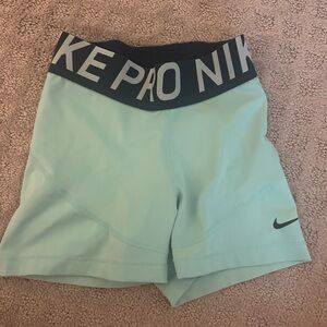 Nike Dri-FIT Shorts with Mint and Black Accents